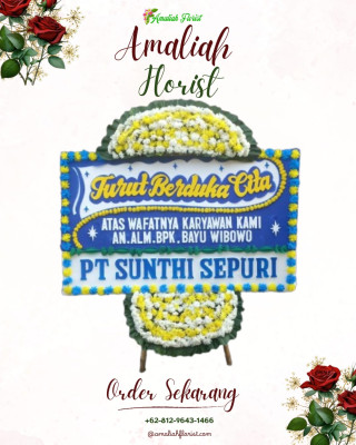 Papan Bunga Duka di Kampung Baru Padusunan