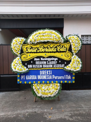 Papan Bunga Duka di Kampung Baru Padusunan